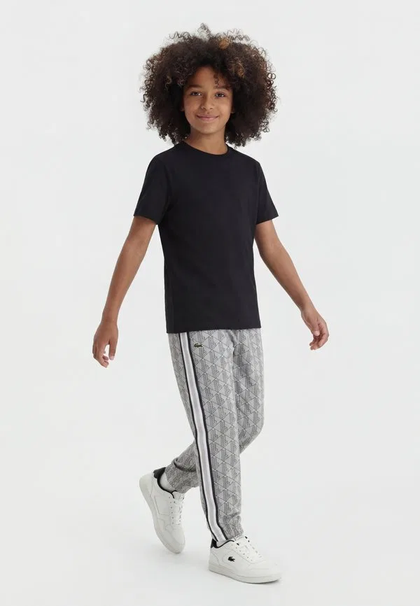 Брюки из ткани с монограммой Lacoste, Grey