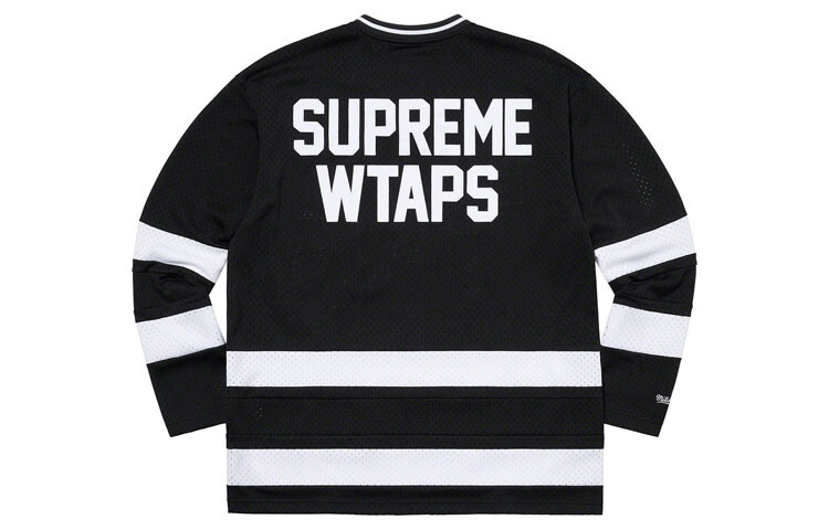 Футболка Supreme Mitchell & Ness Hockey, черный — фото 2