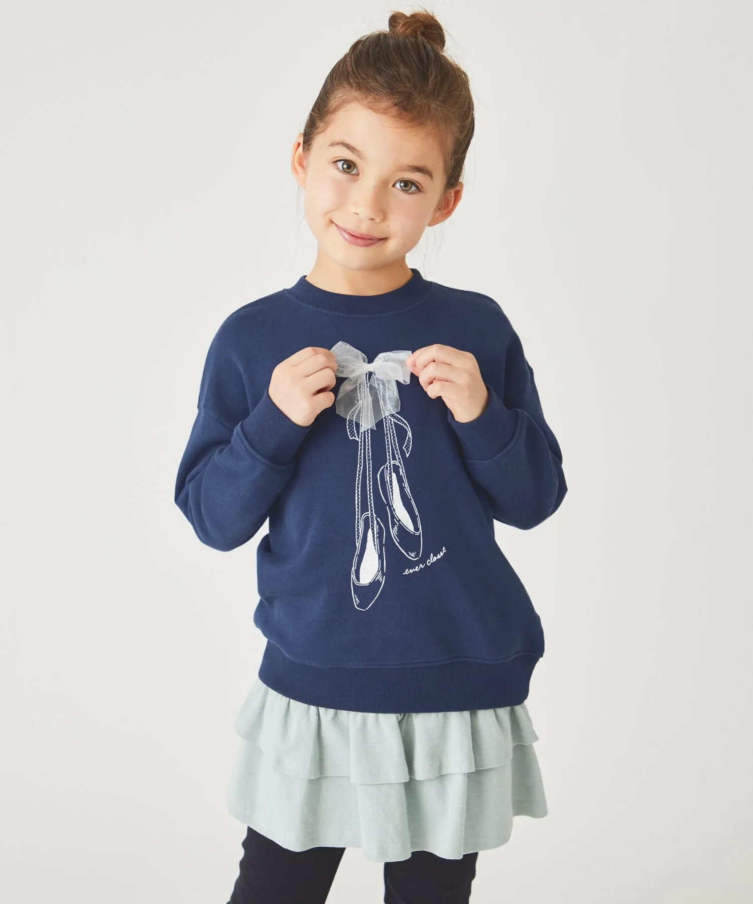 Свитшот с девичьим мотивом Ever Closet, Ballet Navy