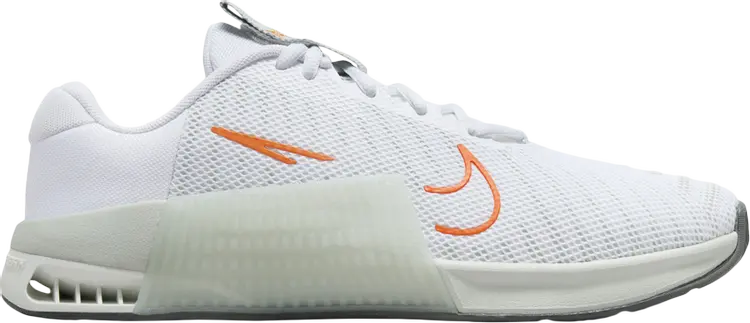 

Кроссовки Metcon 9 'White Bright Mandarin', белый, Серый;белый, Кроссовки Metcon 9 'White Bright Mandarin', белый
