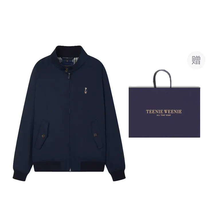 

Teenie Weenie Men Американская куртка в стиле олд-моне унисекс, Navy Blue (Shopping Bag)