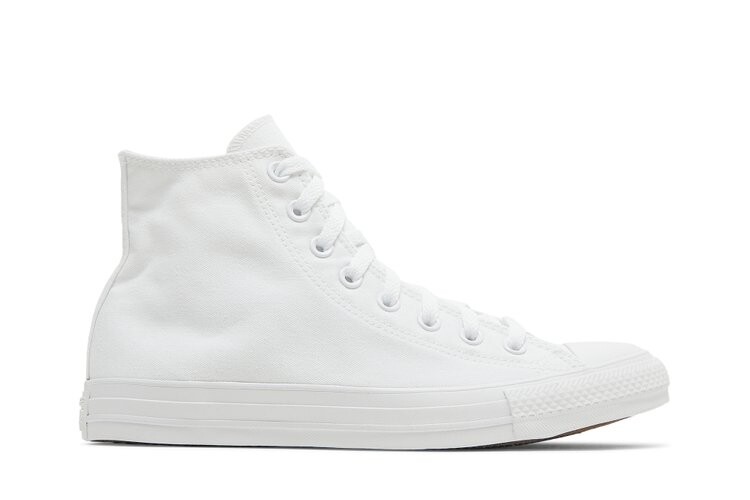 

Кроссовки Converse Chuck Taylor All Star High 'White Monochrome', белый, Белый;серый, Кроссовки Converse Chuck Taylor All Star High 'White Monochrome', белый