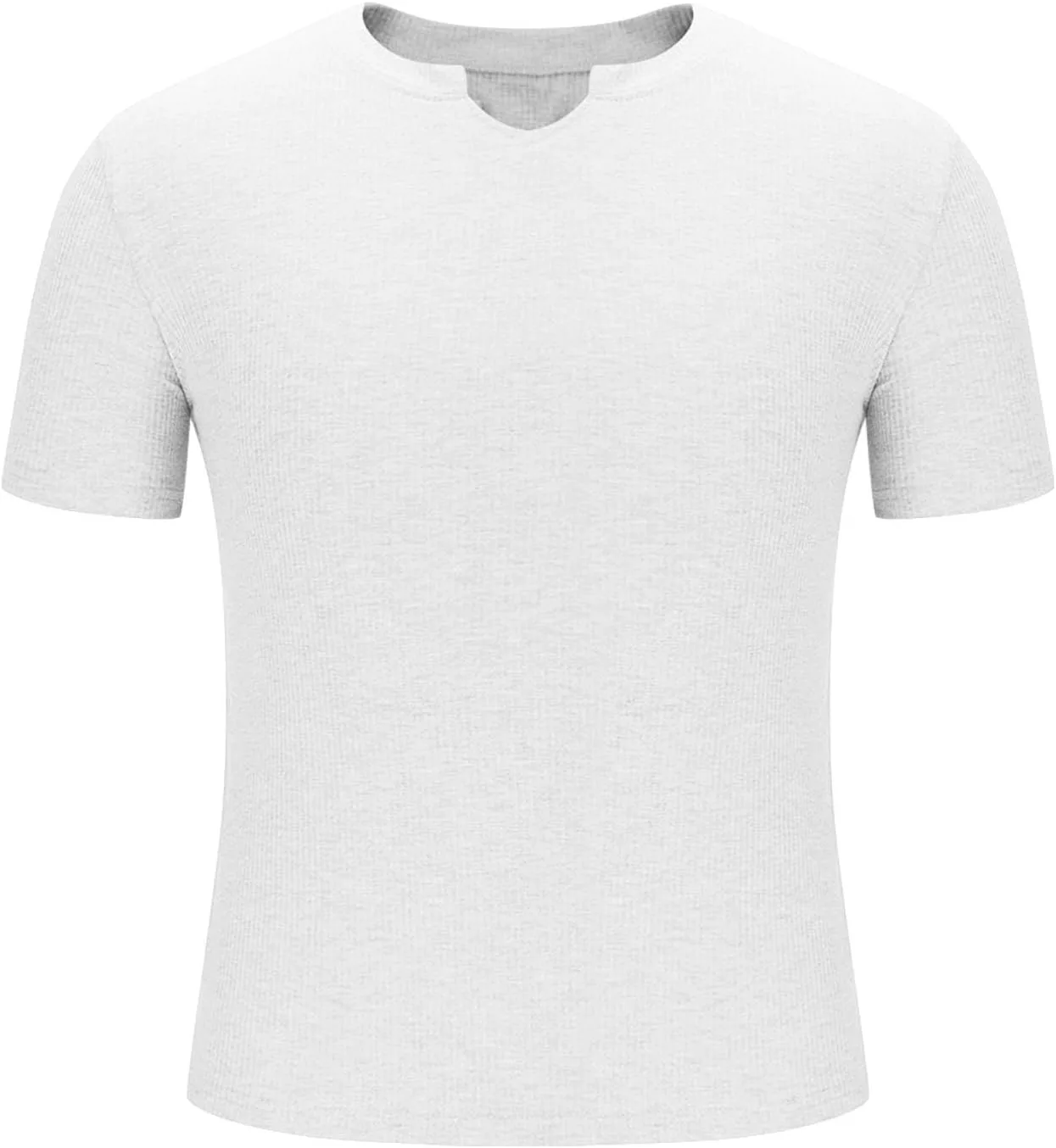 Мужская футболка Slim Fit V-образного выреза с коротким рукавом — фото 4