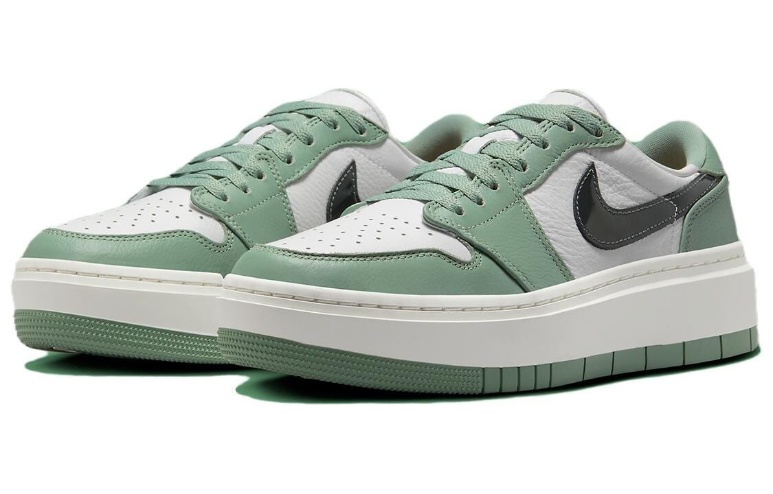 Jordan Air Jordan 1 винтажные баскетбольные кроссовки мужские, Barely Volt/Barely Grape/Gridiron — фото 3