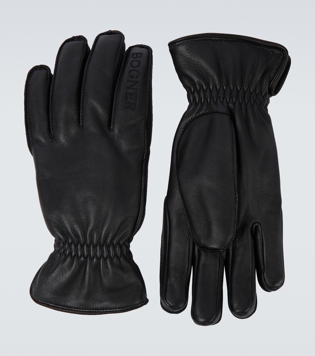 

Джованни кожаные перчатки Bogner, черный