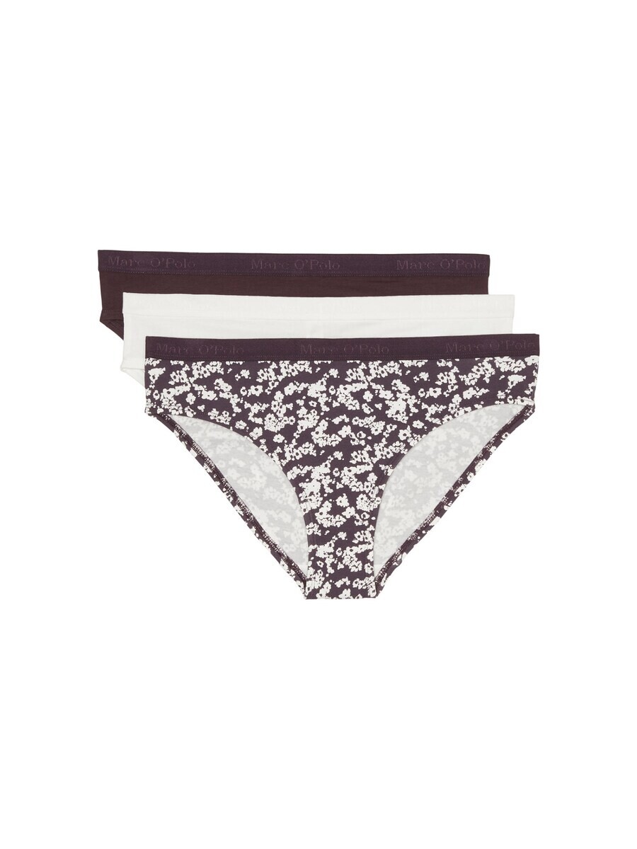 

Трусики Marc O'Polo Panty Essentials, цвет plum/black/white