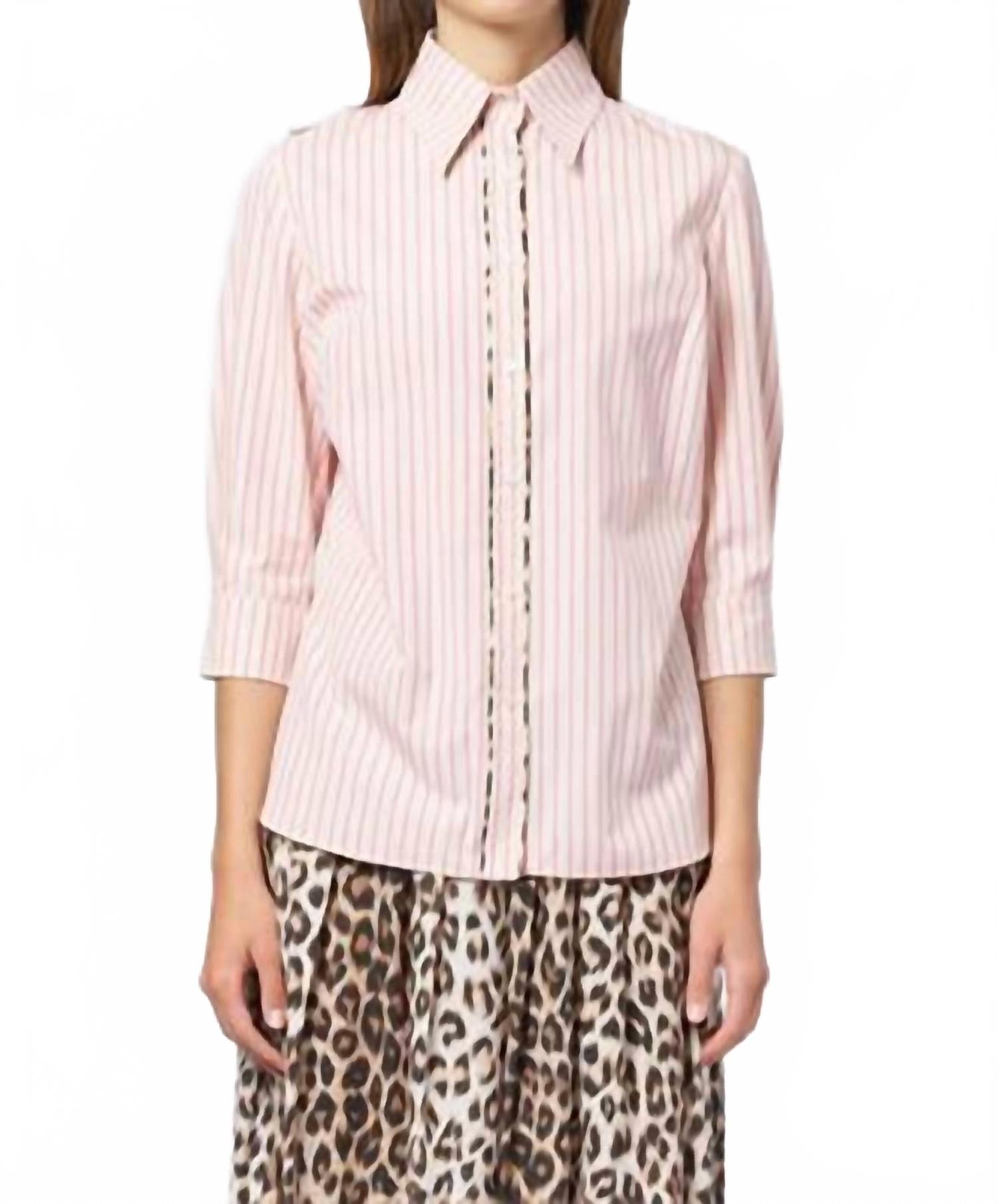 

Топ Emmanuelle с полосками в розовом цвете LA PRESTIC OUISTON