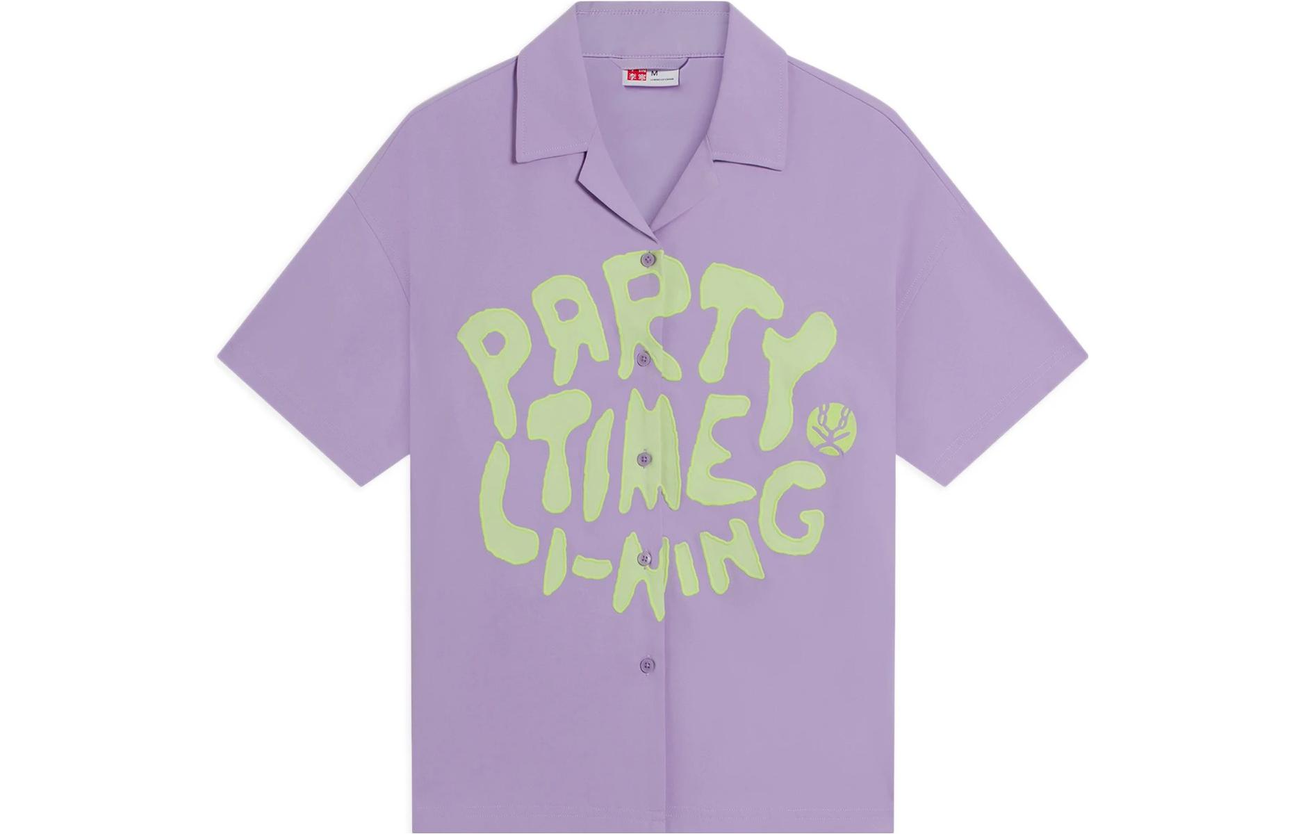 

LiNing Фиолетовая женская рубашка