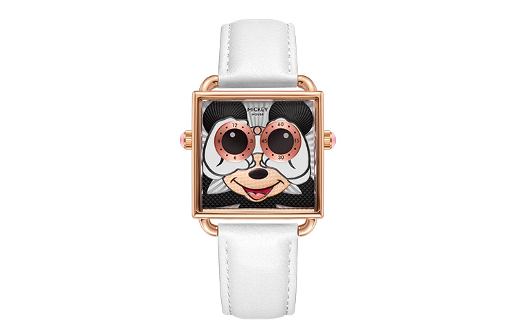 

Disney Часы Minnie Series Quartz Movement Leather Watch Bands Watch Women's Watch Multicolor Watch Dial MK-11496W