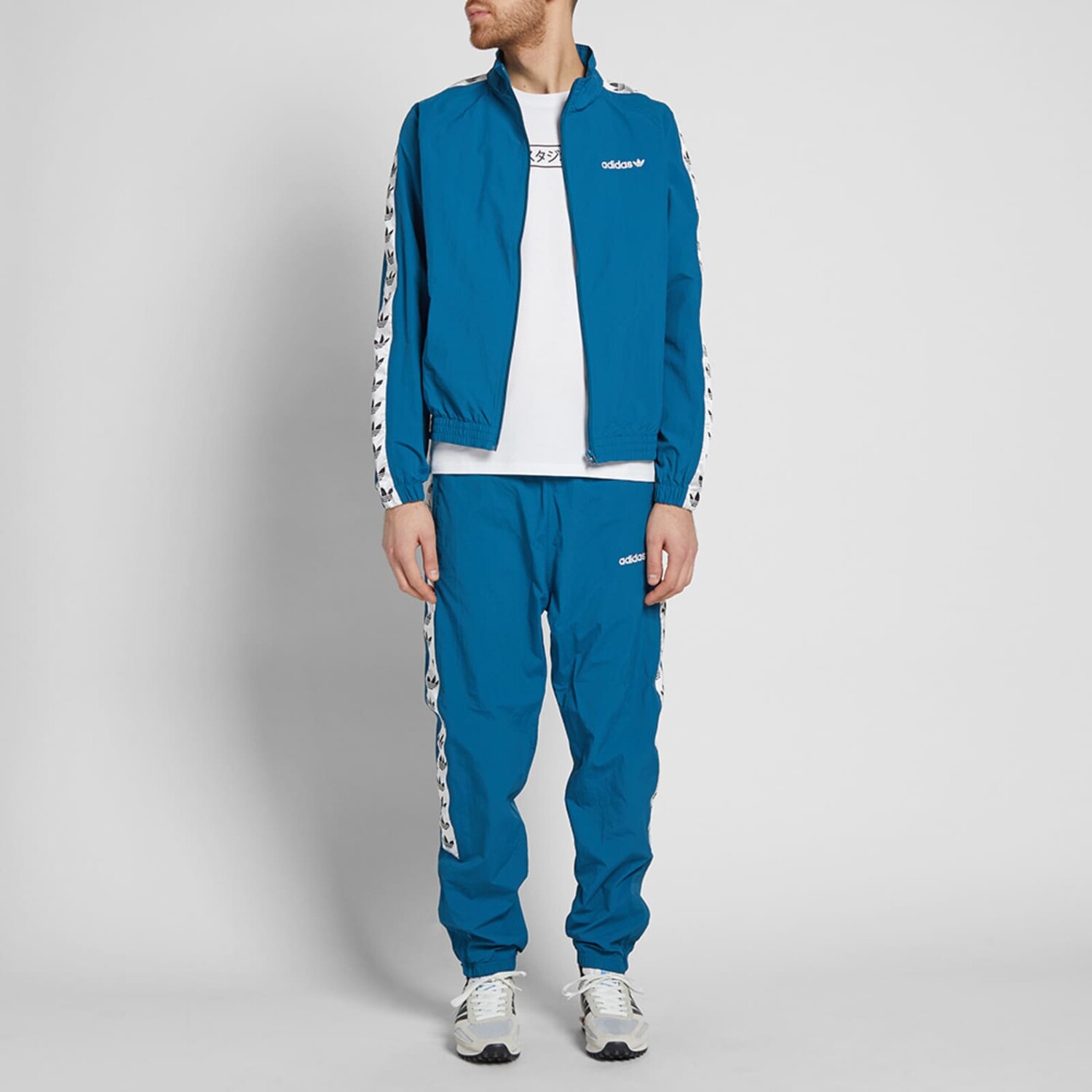 Куртка мужская бирюзовая Adidas Originals, бирюзовый — фото 2