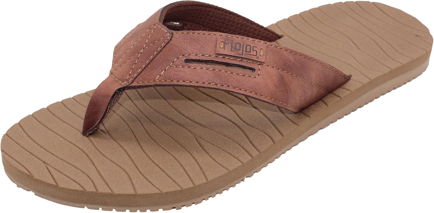 

Мужские вьетнамки Flojos Waverunner, Tobacco/Tan