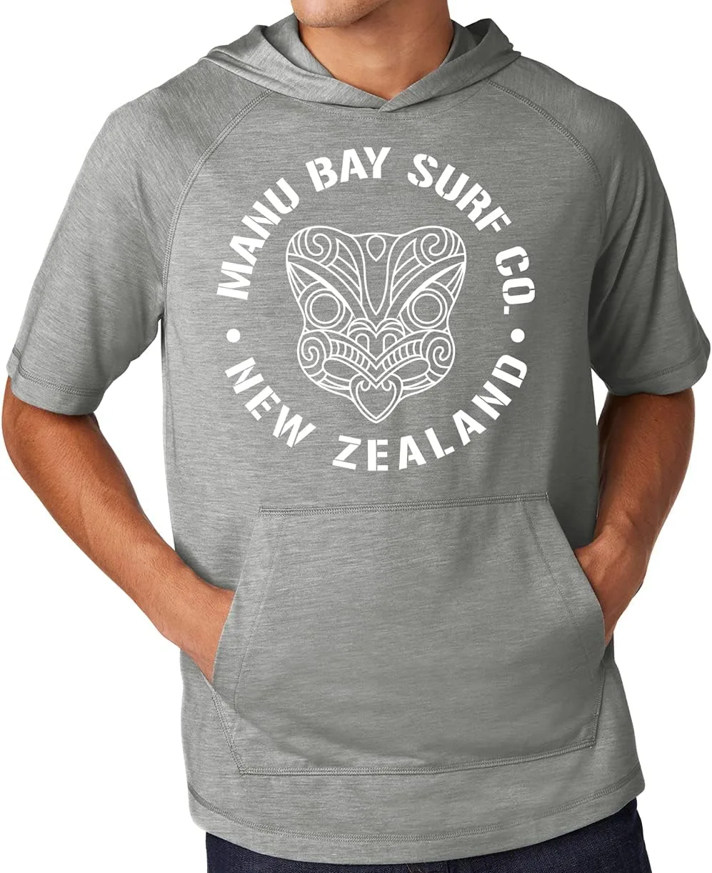 

Manu Bay Surf Company TIKI FACE легкая худи-футболка Yoga Clothing For You