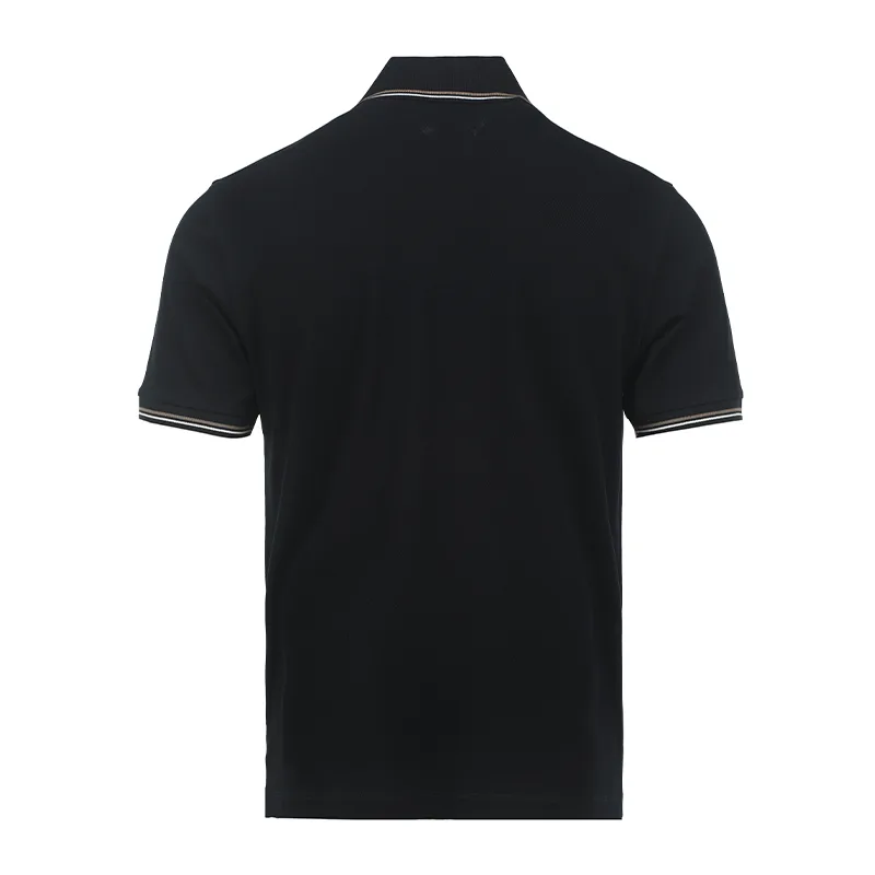 EMPORIO ARMANI SS26 Короткий рукав Поло Мужская Темно-синяя — фото 3