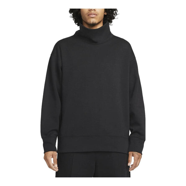 

Толстовка Nike Sportswear Tech Fleece Reimagined Oversized Turtleneck Sweatshirt 'Black', черный