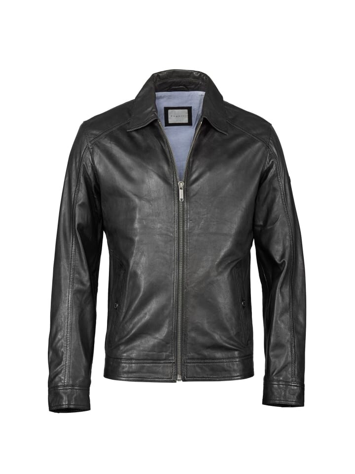 

Кожаная куртка Bugatti Lederjacke BUROMEO, черный