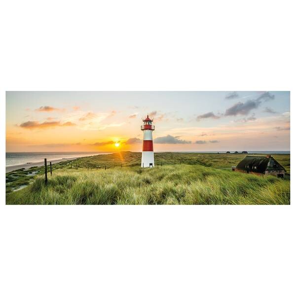 

Картина на холсте A.S. Création Leuchtturm Lighthouse Sylt цвет grün/rot