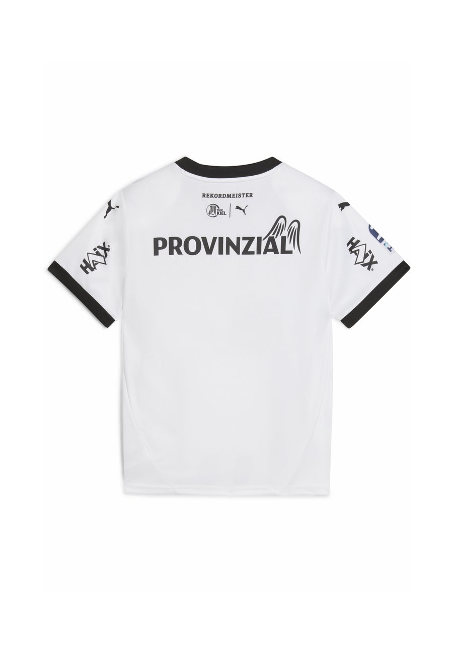 Футболка Puma THW KIEL 25/26, White Black/White — фото 2