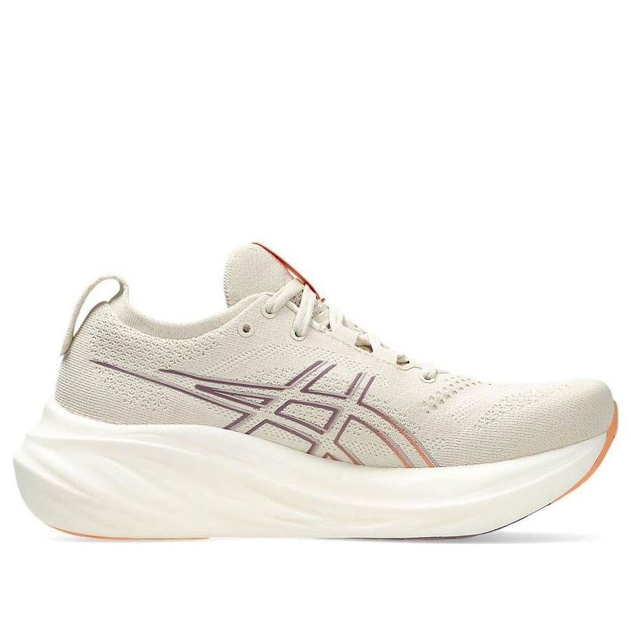 Кроссовки (WMNS) ASICS Gel-Nimbus 26 'Oatmeal Faded Orange', серый — фото 2