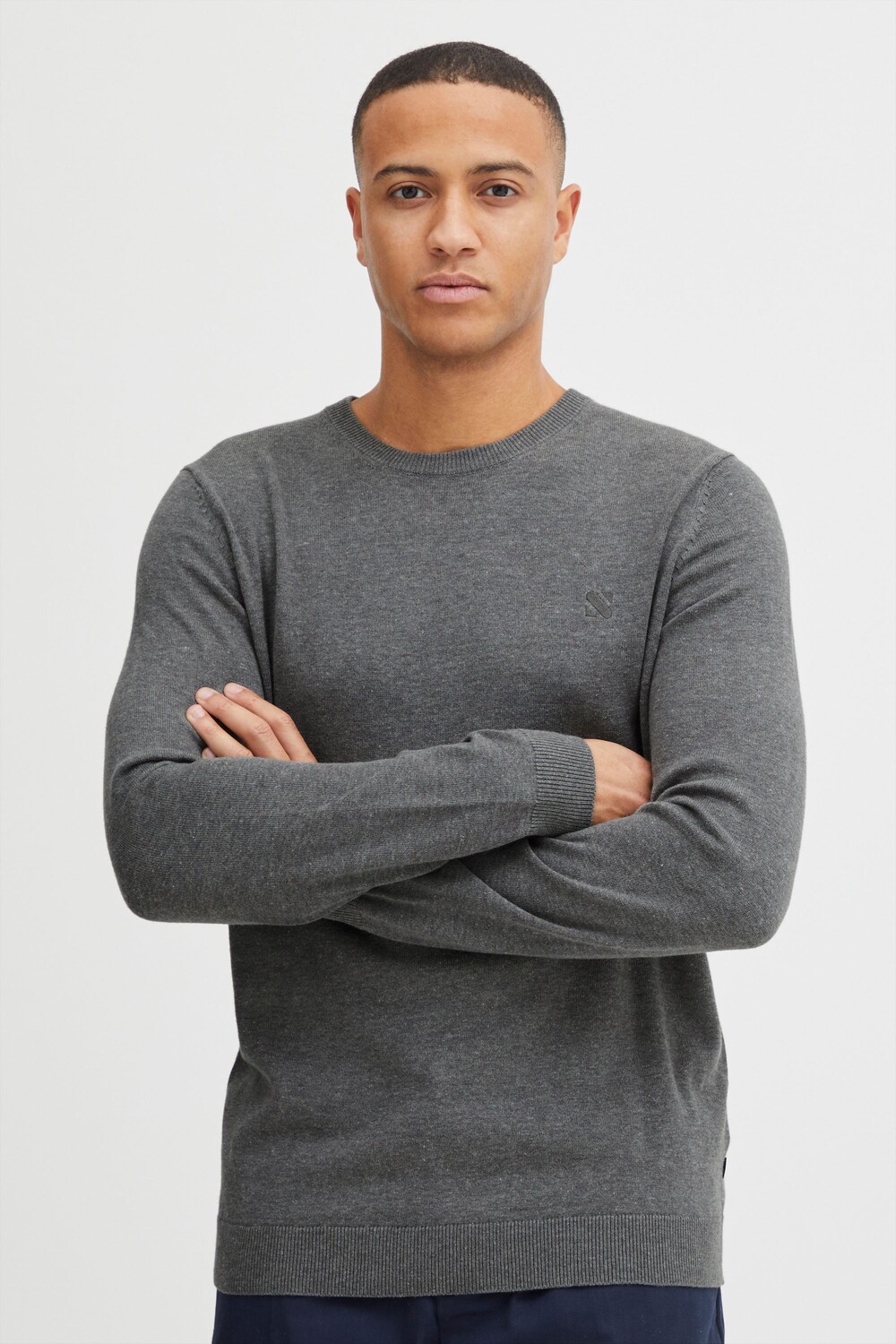

Пуловер !SOLID Strick SDDenley LS1 21107425, серый