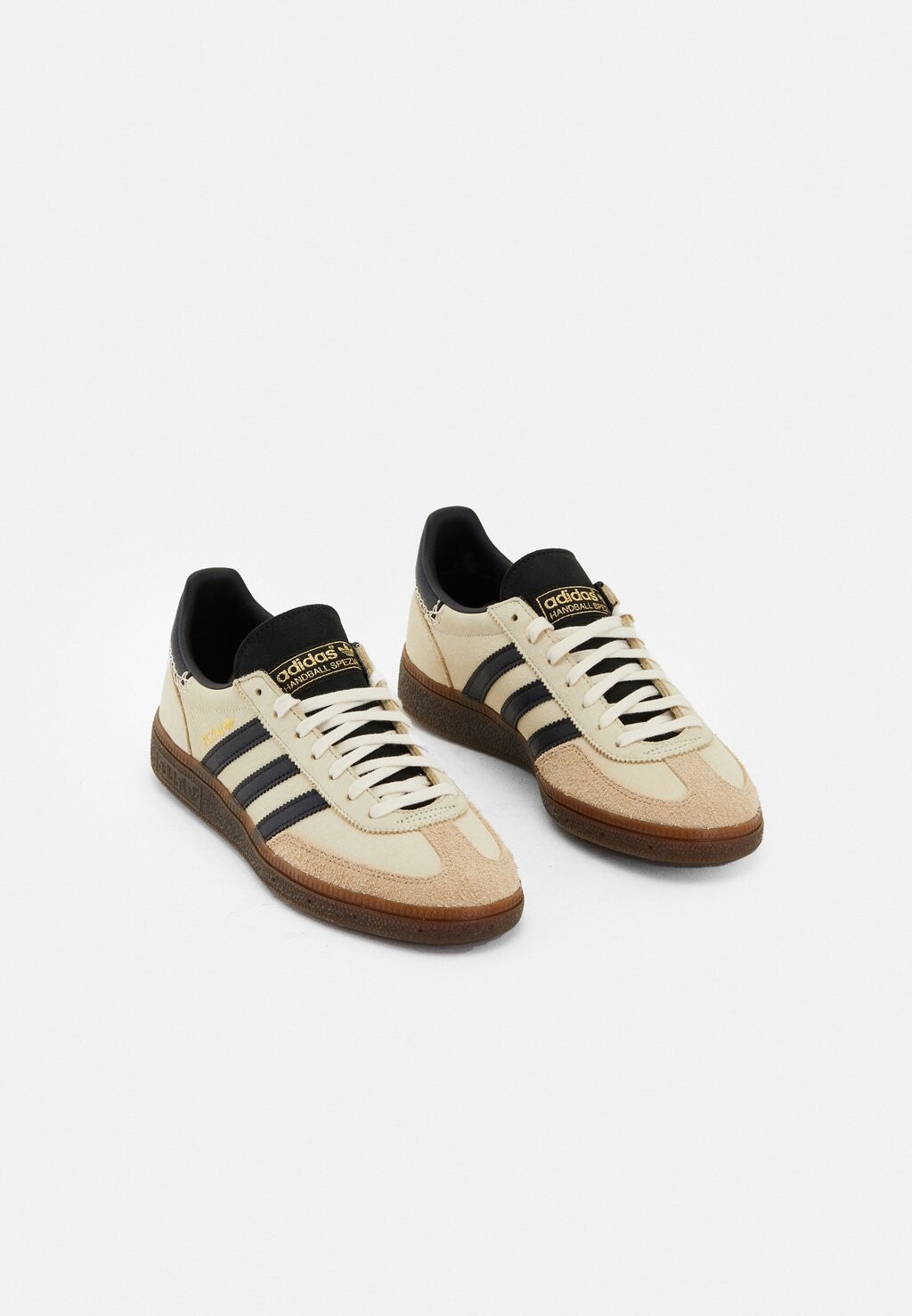 

Низкие кроссовки Handball Spezial Unisex adidas Originals, цвет core black/magic beige, Серый, Низкие кроссовки Handball Spezial Unisex adidas Originals, цвет core black/magic beige