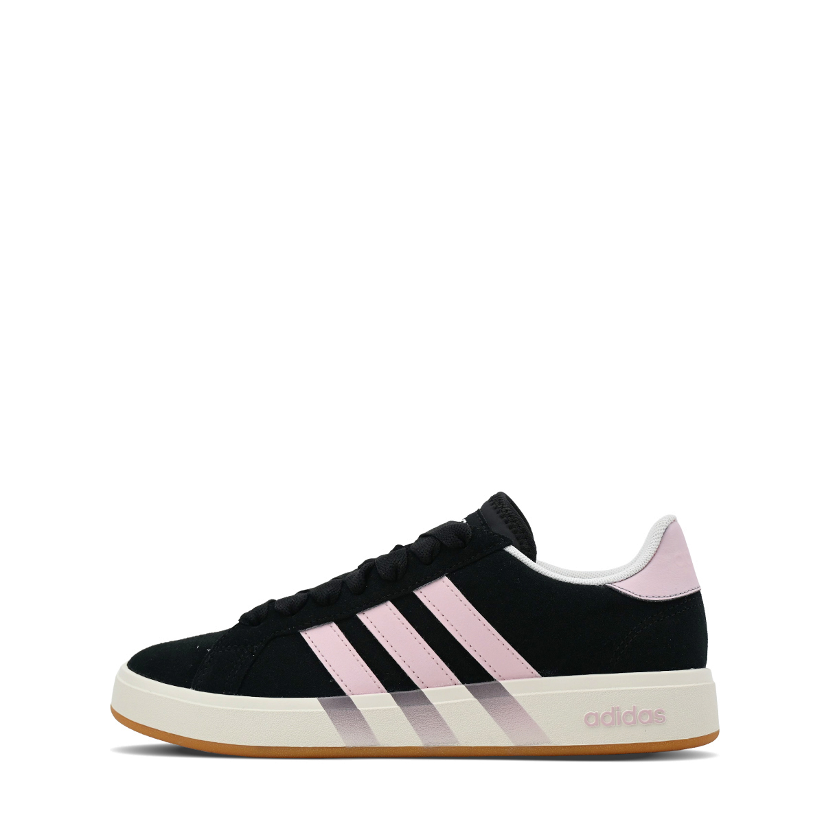 

Grand court base 00s black/pink rhythm устойчивые к истиранию низкие кроссовки для скейтбординга unisex Adidas, черный/розовый