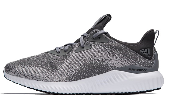 

Кроссовки AlphaBounce для бега унисекс с низким верхом серые Adidas