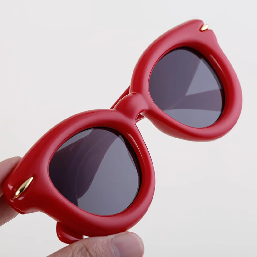 

Солнцезащитные очки с защитой UV400 | Толстая оправа "кошачий глаз" | для женщин и мужчин, для занятий спортом на открытом воздухе и вождения DSVIGF, C3 Leopard