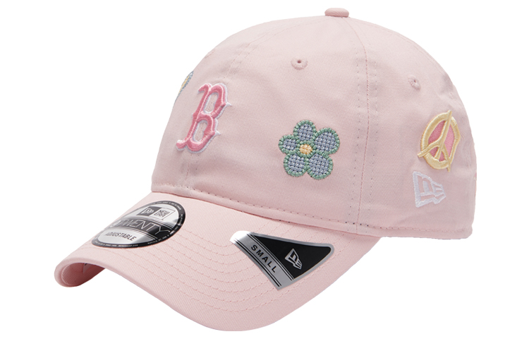 

New Era Хлопковая бейсболка унисекс розовая, Pink