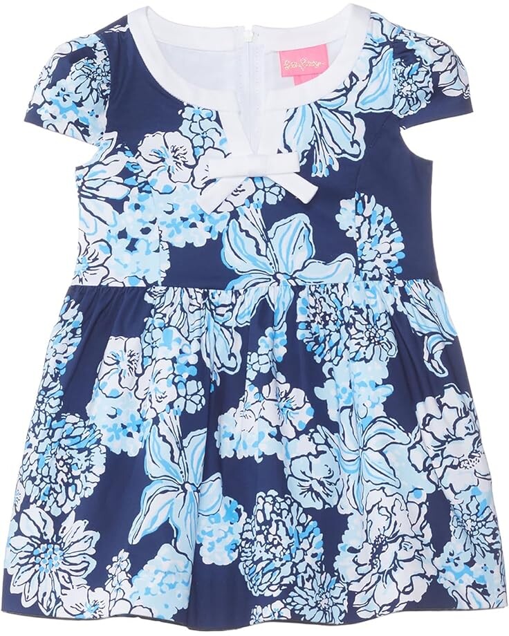 

Платье Lilly Pulitzer Kids Louise Dress, цвет Low Tide Navy Bouquet All Day