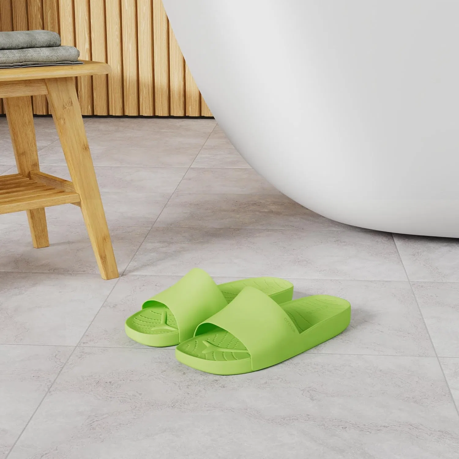 Женские кроссовки Crocs Brooklyn Flat, Limeade — фото 2