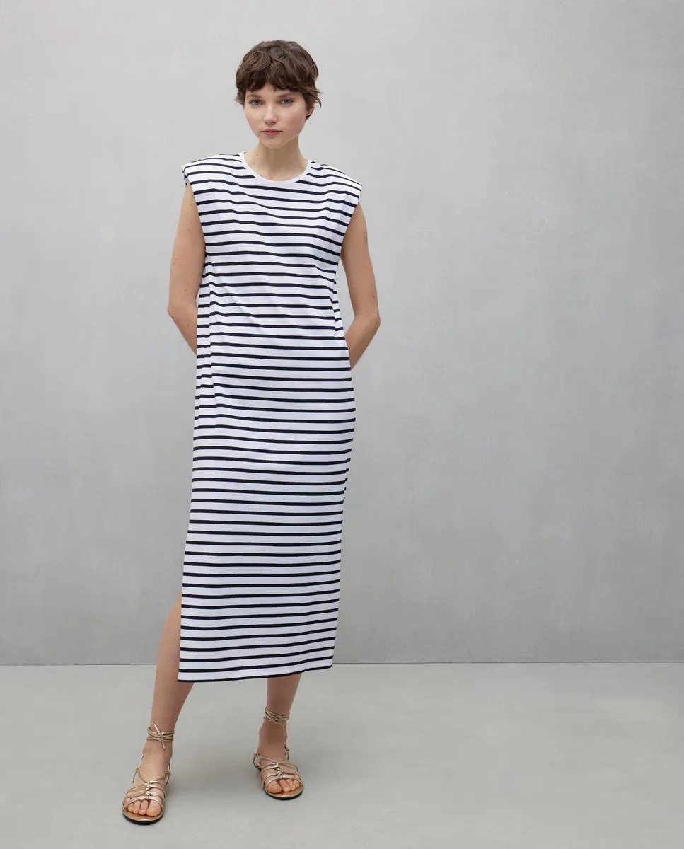 

Однотонное платье без рукавов Easy Wear, белый