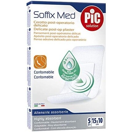 

Soffix Med Деликатный послеоперационный лейкопластырь 1 шт. 15х10см Pikdare Spa