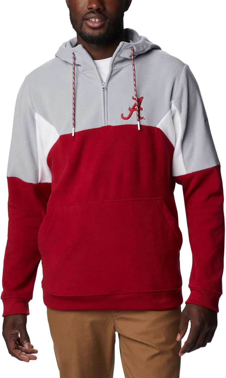 

Толстовка с капюшоном Collegiate Lodge Fleece Columbia, Ala - Red Velvet/Columbia Grey/White