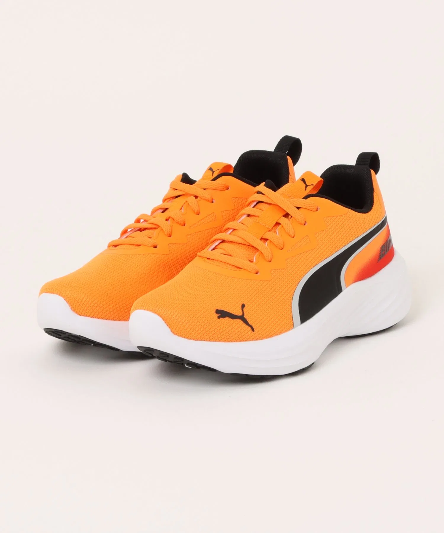 Детские кроссовки PUMA SPEED MONSTER V5 PL для бега оранжевые