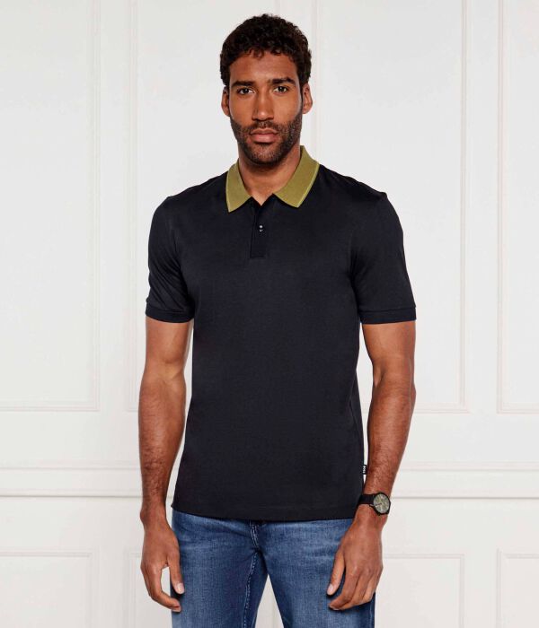 

Рубашка поло h-phillipson Slim fit Boss, черный