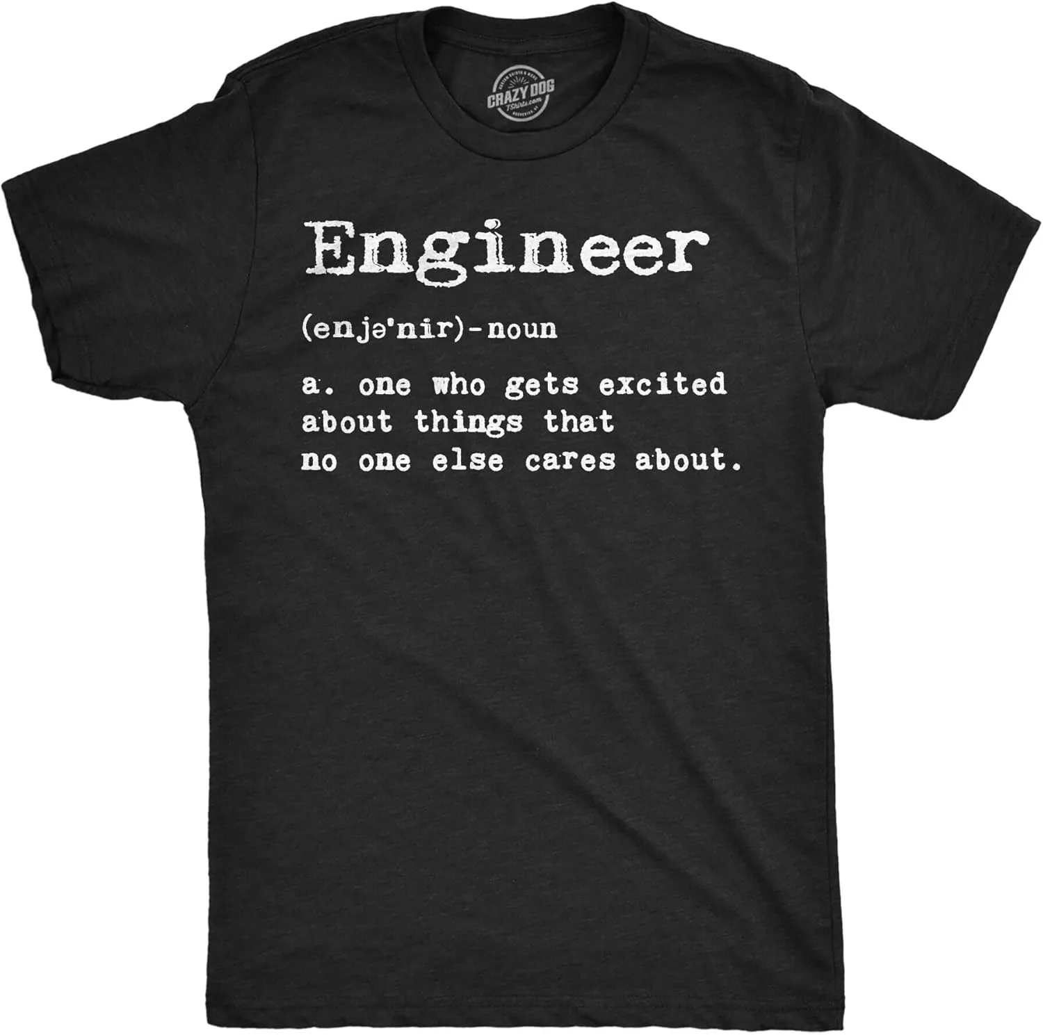 

Футболка мужская Engineer Definition с принтом Crazy Dog T-Shirts