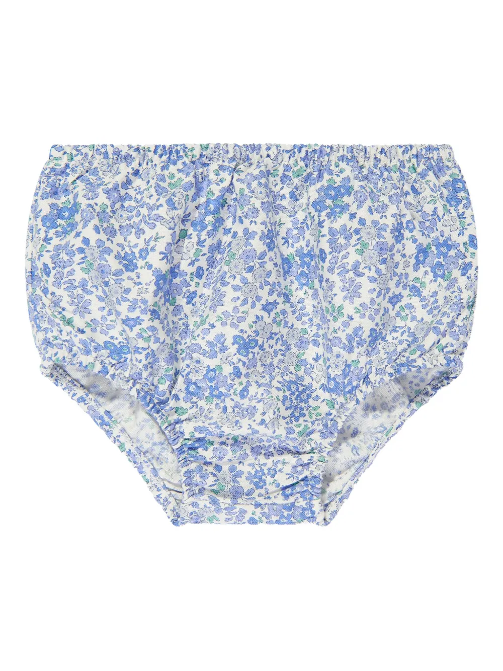 

Платье с цветочным принтом и сборками POLO RALPH LAUREN KIDS, синий