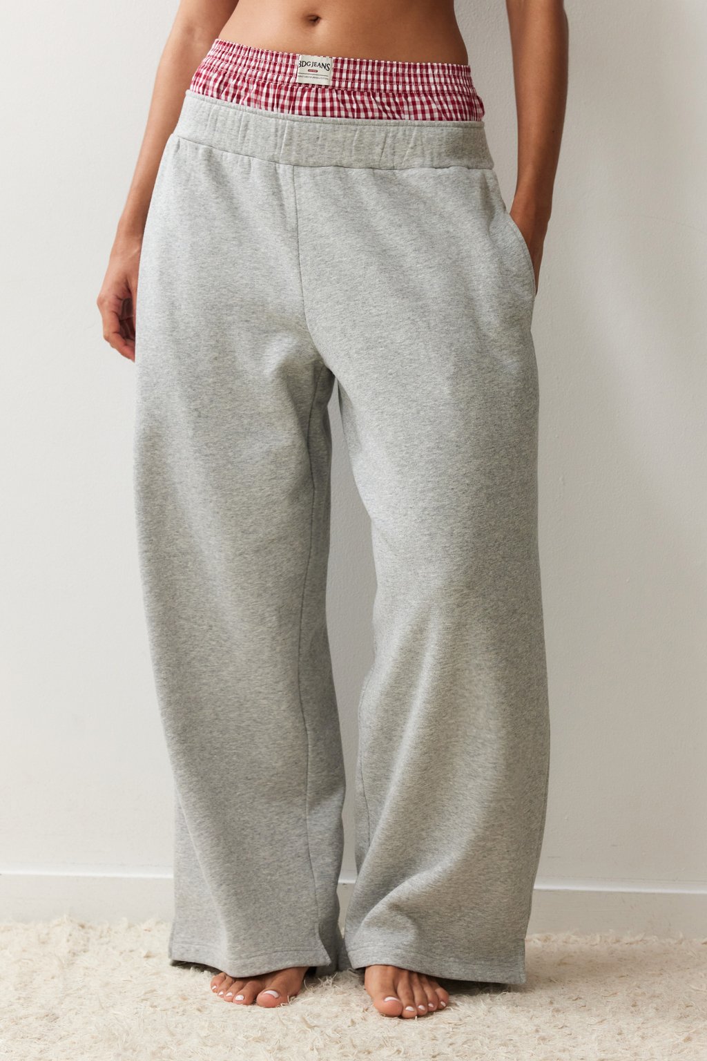 

Спортивные брюки HOXTON BOXER JOGGER BDG Urban Outfitters, серый