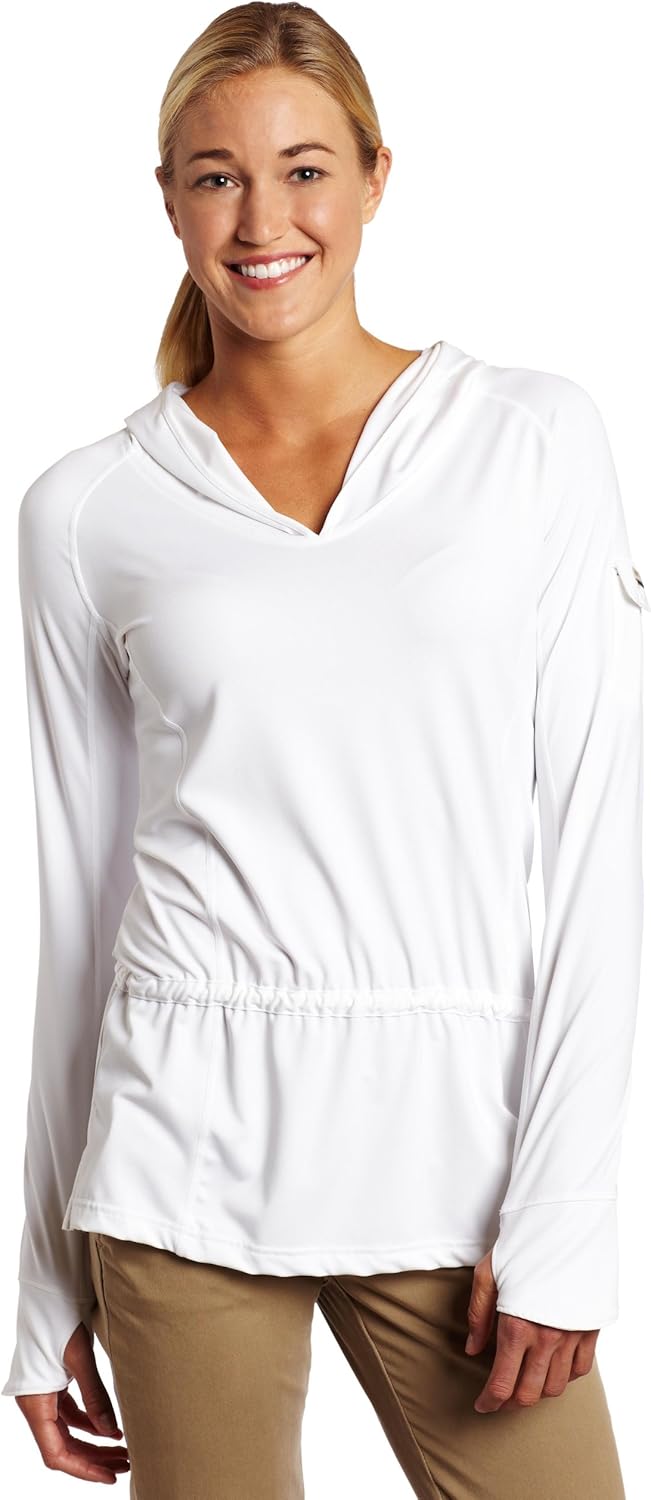 

Columbia Women's Swansea Heights худи-рубашка для рыбалки, White