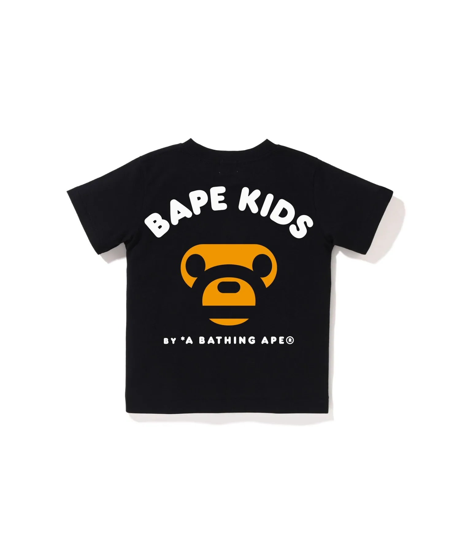 Детская футболка из 100% хлопка MILOGRAM FRIENDS A BATHING APE черно-желтая — фото 3