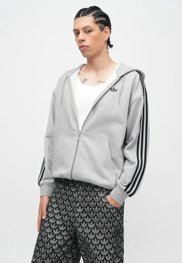 Джинсы свободного кроя с монограммой Adidas Originals, Black — фото 4