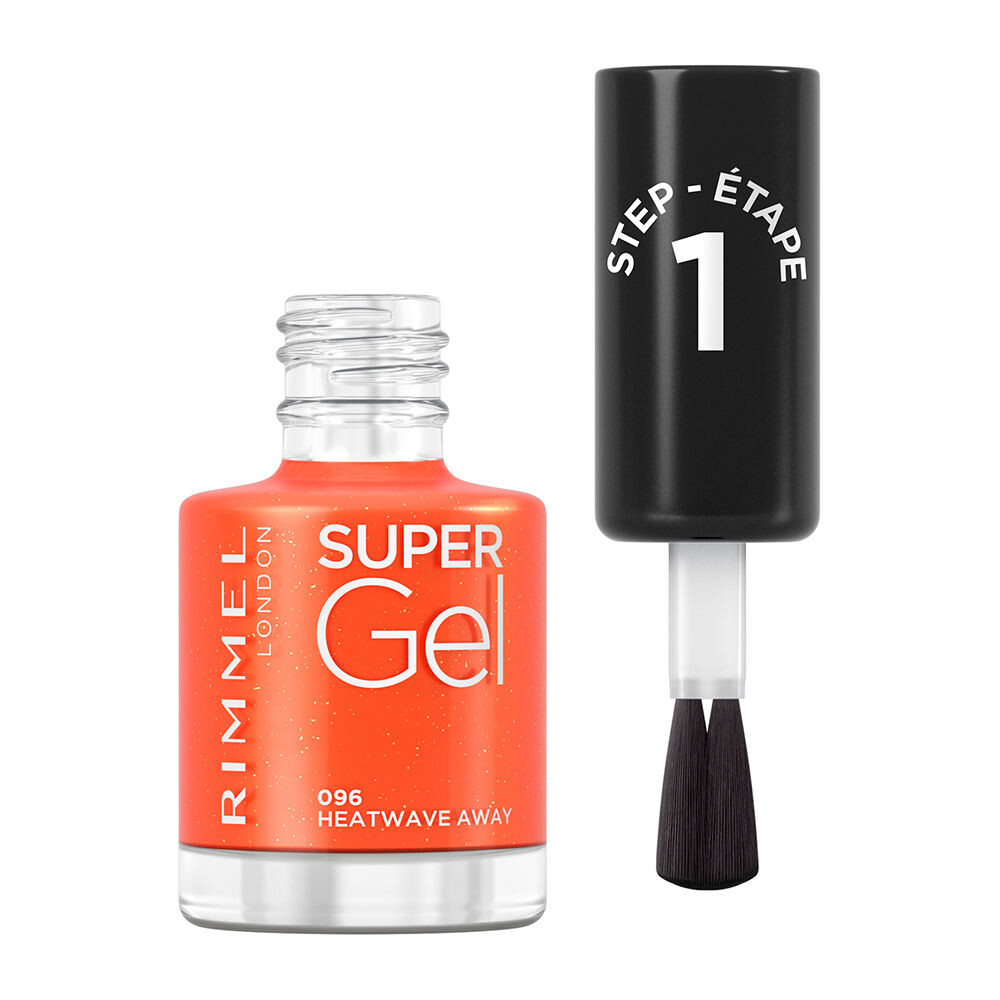 Лак для ногтей Kate super gel nail polish Rimmel london, 12 мл, 96-heatwave away — фото 2