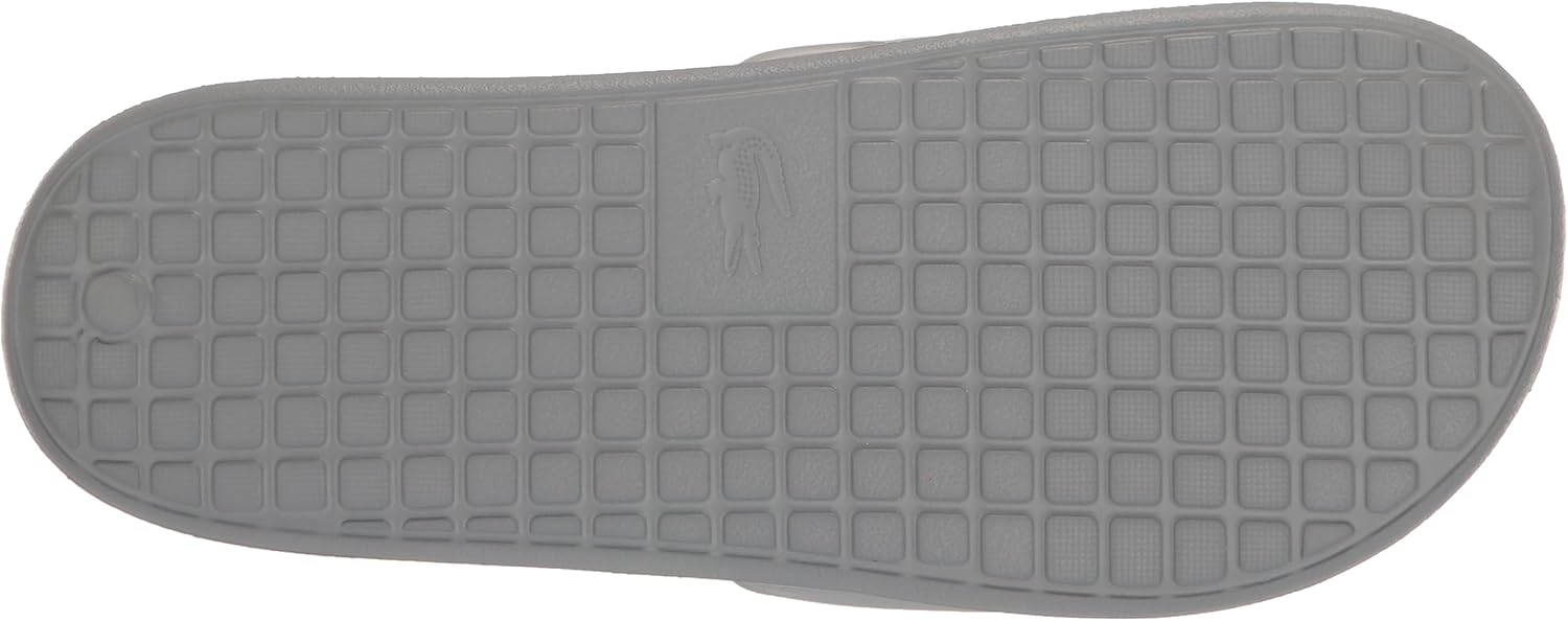 Lacoste мужские сандалии Serve Slide 1.0, Grey/Mother Of Pearl — фото 4