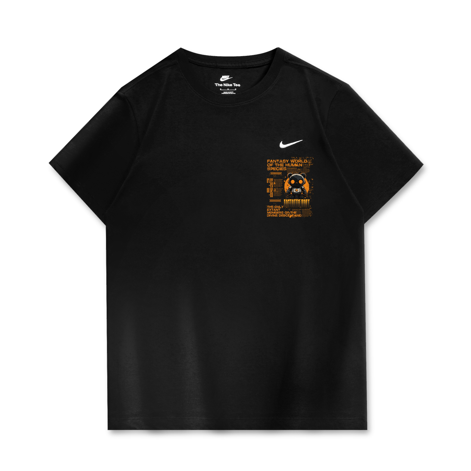 

Nike Спортивная футболка унисекс черная, Черный, Nike Спортивная футболка унисекс черная