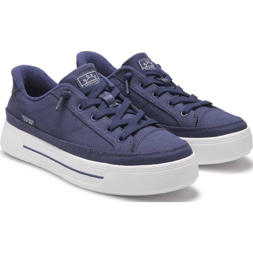 Кроссовки из парусины Slip-Ins Bobs Social Skechers, синий
