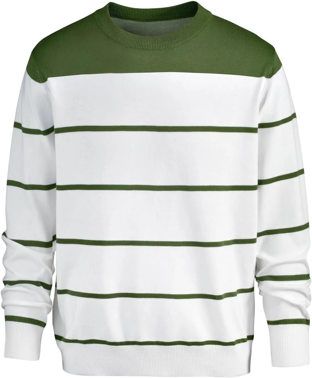 

Мужской свитер в полоску с длинным рукавом Cambkatl