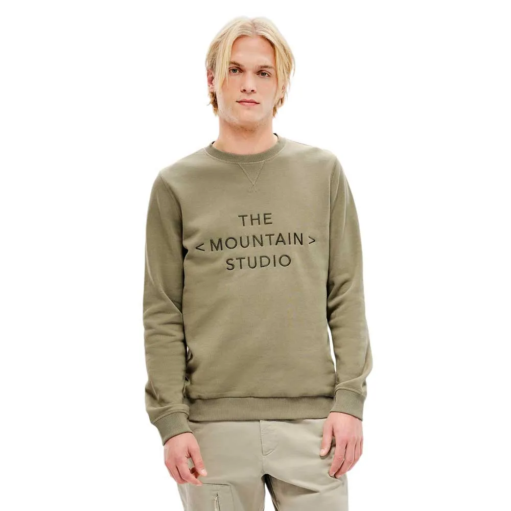 

Толстовка The Mountain Studio Organic cotton original tms crew, зеленый