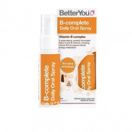 

B-Complete Daily Oral Spray - спрей с витаминным комплексом B (25 мл) BetterYou