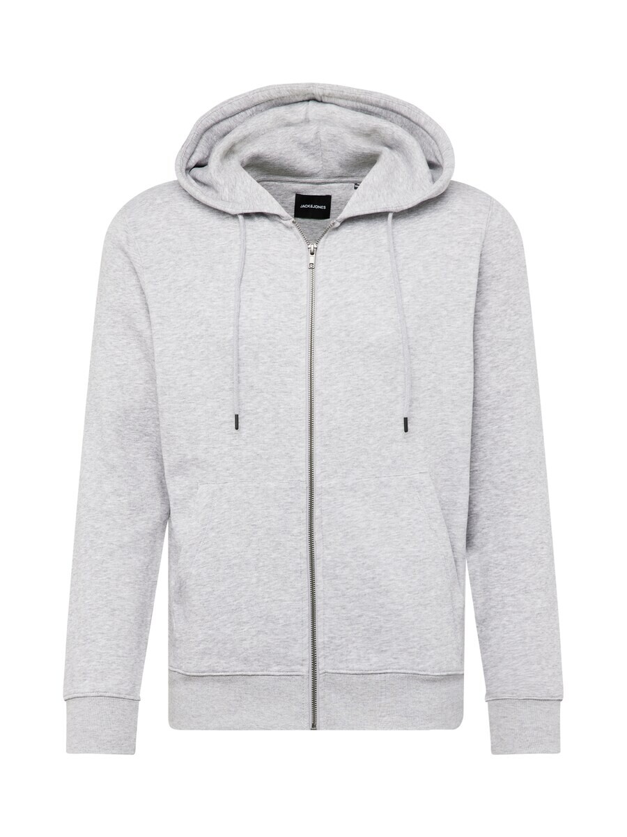 

Толстовка с капюшоном на молнии JACK & JONES Zip-Up Hoodie STAR, светло-серый