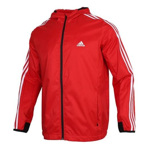 

Куртка adidas Men's Sport Woven Windbreaker Jacket Red, красный